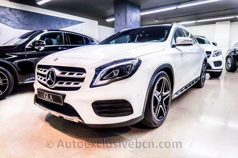 Mercedes-Benz-GLA 250 4M-AMG - Blanco -Auto Exclusive BCN-Concesionario Ocasion Mercedes Bercelona_DSC5893