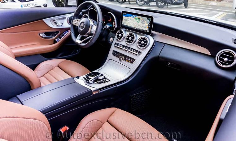 Mercedes C 300 Cabrio - Blanco -Marrón -Auto Exclusive BCNDSC00102